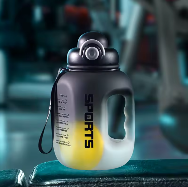 GIANXI Sports Water Bottle – Large Capacity with Straw for Travel & Fitness